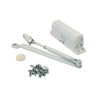 NOTEDO Доводчик дверной DC-080 WHITE до 120 кг белый (10) NOTEDO Доводчик дверной DC-080 WHITE до 120 кг белый (10)