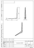 Уголок д/полок Кунгур МК 300*350 корич. (40,10!!!)