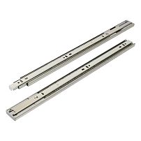 StahlBuro направляющие шариковые с доводчиком (2 шт.) 35-450 /18"/ хром (20) StahlBuro направляющие шариковые с доводчиком (2 шт.) 35-450 /18"/ хром (20)