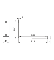 Домарт Кронштейн LOFT (ЛОФТ) 200 мод.2 черный (10) Домарт Кронштейн LOFT (ЛОФТ) 200 мод.2 черный (10)