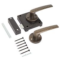 Птимаш ЗЩН1.45 бронза (левая) Защелка накладная дверная (20) Птимаш ЗЩН1.45 бронза (левая) Защелка накладная дверная (20)