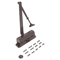 NOTEDO Доводчик дверной DC-180 легкий характер BROWN до 180кг коричневый (10) NOTEDO Доводчик дверной DC-180 легкий характер BROWN до 180кг коричневый (10)