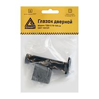 СТАНДАРТ ГДШ-5 70-130 мм черный ПЛАСТИК квадратный Глазок дверной (100,10)