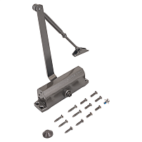 NOTEDO Доводчик дверной DC-090-НО с фиксатором BRONZE до 130 кг бронза (10) NOTEDO Доводчик дверной DC-090-НО с фиксатором BRONZE до 130 кг бронза (10)