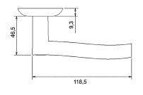 PUERTO AL 507-08 SN/NP матовый никель/никель Комплект ручек (20)