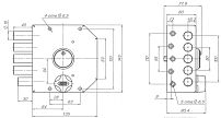 Сенат ЗНС3М-4 3кл. б/о 376 Замок накладной тяж (6)