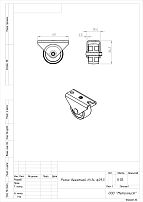 Ролик выкатной h-34 цинк Кунгур (200,10!!!)