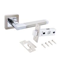 АЛЛЮР АРТ "ВЕНСАН" SN/CP+L45-8 SN (2682/S45) мат.никель/хром Комплект ручка и защелка (20) АЛЛЮР АРТ "ВЕНСАН" SN/CP+L45-8 SN (2682/S45) мат.никель/хром Комплект ручка и защелка (20)