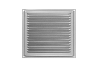 Домарт 200*200 (серый металлик)  метал.Решетка вентил (50) 