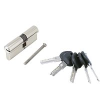 АЛЛЮР HD F 80-5К CP (40x40) хром перф.кл БЛИСТЕР Цилиндровый механизм (60,50,10)