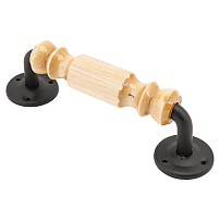 Домарт  мод.9 (220мм) черная Ручка-скоба декоративная (10) 