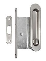 Ручки с замком для раздвижных дверей RENZ (TIXX) никель мат. SDH-BK 501 SN (50) (30)