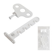 Ограничитель открывания окна (гребенка) белая Упакованная (100) Ограничитель открывания окна (гребенка) белая Упакованная (100)