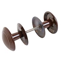 РДК -115 Коричневая Ручка-кнопка (50) Упакованная РДК -115 Коричневая Ручка-кнопка (50) Упакованная