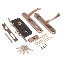 АЛЛЮР 0203 AC ст.медь Замок врезной с/руч  (10)