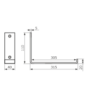 Домарт Кронштейн LOFT (ЛОФТ) 300 мод.2 черный (10) Домарт Кронштейн LOFT (ЛОФТ) 300 мод.2 черный (10)