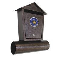 Ящик почтовый  Домик (антик/медь) 