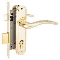 АЛЛЮР 132/1 GP латунь Замок врезной с/руч (12) АЛЛЮР 132/1 GP латунь Замок врезной с/руч (12)