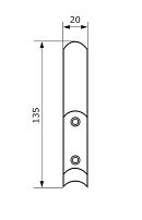 Домарт крючок-вешалка 2-рожковый белый (50) Домарт крючок-вешалка 2-рожковый белый (50)
