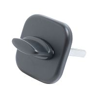 Поворотник БУЛАТ НДФ 04.02 ФОРТЕ матовый черный, квадрат 8х8х70 мм (10,100)