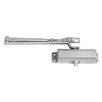 АЛЛЮР Доводчик дверной COMFORT(КОМФОРТ) ДД 132/2-3 A-S (до 80 кг) серебро RAL9006, морозостойкий(10)