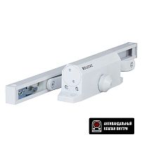 БУЛАТ Доводчик дверной ARCTIC (АРКТИК) ДД 502/4 AH-W (40-90 кг) белый со скольз.тяг, морозостойкий БУЛАТ Доводчик дверной ARCTIC (АРКТИК) ДД 502/4 AH-W (40-90 кг) белый со скольз.тяг, морозостойкий