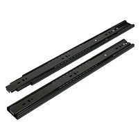 StahlBuro направляющие шариковые с доводчиком (2 шт.) 45-450 /18"/ черный (20) StahlBuro направляющие шариковые с доводчиком (2 шт.) 45-450 /18"/ черный (20)