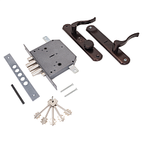 Герион "Эталон РЗТ" Левый с ручками с/т ЗЩ ЗД 5кл Замок врезной тяж.(10)