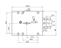 Рязань ЗС-8.1/12 б/о 2 кл. 73142 Замок накладной сейфовый (20)
