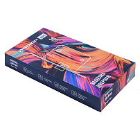 АЛЛЮР АРТ L7050R CP хром овальная планка18мм без ручек с фиксатором Защёлка (40)