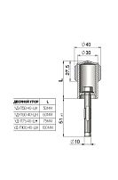 Крит УД-П 100/40 Цн цинк арт.05097 Ограничитель дверной (50)