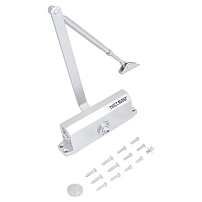 NOTEDO Доводчик дверной DC-120-I SILVER до 140 кг серебро (10)