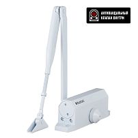 БУЛАТ Доводчик дверной ARCTIC ДД 502/4 A-W (60-120 кг) белый, морозостойкий (10)