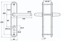 Балашиха НР 0702 для замков ЗВ4 703 /ЗВ4 713 черный Комплект ручек (10) Балашиха НР 0702 для замков ЗВ4 703 /ЗВ4 713 черный Комплект ручек (10)