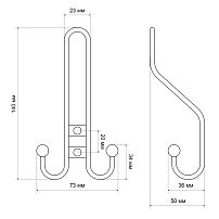 StahlBuro 208 A WW белый ЕВРОПАКЕТ крючок-вешалка (160,40) StahlBuro 208 A WW белый ЕВРОПАКЕТ крючок-вешалка (160,40)
