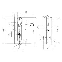 БУЛАТ ЗВ4-1.70.03.04 НОМОС хром 5 перф.кл. Замок врезной с/руч (12) БУЛАТ ЗВ4-1.70.03.04 НОМОС хром 5 перф.кл. Замок врезной с/руч (12)