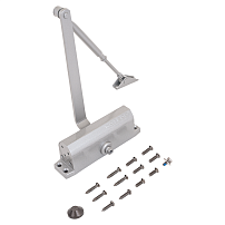 NOTEDO Доводчик дверной  DC-090 GRAY до 130 кг серый (10)