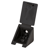 Soller уголок монтажный пластмассовый №12 черный (50!!!) 