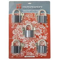 АЛЛЮР ВС2-27х5 МАСТЕР КЛЮЧ компл.-5 шт. Замок навесной (10) АЛЛЮР ВС2-27х5 МАСТЕР КЛЮЧ компл.-5 шт. Замок навесной (10)