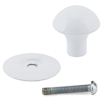 Реж РКК-10 Бел Ручка-кнопка меб (10!!!) Реж РКК-10 Бел Ручка-кнопка меб (10!!!)