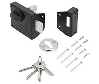 Д-град Зенит ЗН1-2.1 черный Замок накладной (16)