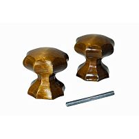 Й-Ола граненая Орех Ручка-кнопка (24)