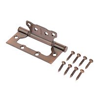 СТАНДАРТ 100х75х2,5мм 2BB AC ст.медь Петля накладная без врезки  1 шт (100,20)