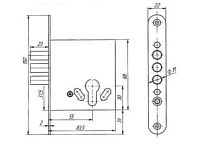 Д-град Зенит ЗВ 1.009-01 цинк 3 риг. без Ц/М Замок врезной б/руч (20) Д-град Зенит ЗВ 1.009-01 цинк 3 риг. без Ц/М Замок врезной б/руч (20)