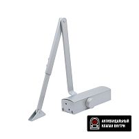 БУЛАТ Доводчик дверной PROFI  ДД 802/3 А-S (40-90 кг) серебро, морозостойкий(10)  