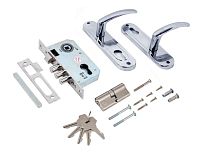 Д-град Зенит ЗВ7-60.1-02 хром Замок врезной с/руч (15) Д-град Зенит ЗВ7-60.1-02 хром Замок врезной с/руч (15)