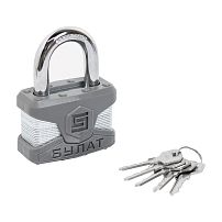 БУЛАТ ВС 0165 ПЛ стальной 5кл. d=11мм Замок навесной (24,6) БУЛАТ ВС 0165 ПЛ стальной 5кл. d=11мм Замок навесной (24,6)