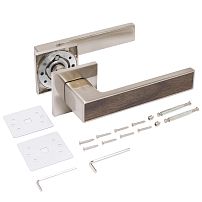 АЛЛЮР АРТ "ЛАНА" SN мат.никель/коричневое дерево (868KOD) ЗАЩИТ.ПЛЕНКА Комплект ручек (20) АЛЛЮР АРТ "ЛАНА" SN мат.никель/коричневое дерево (868KOD) ЗАЩИТ.ПЛЕНКА Комплект ручек (20)