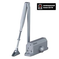 БУЛАТ Доводчик дверной ARCTIC ДД 502/4 A-S (60-120 кг) серебро, морозостойкий (10)