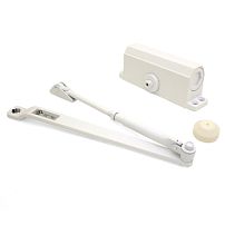 NOTEDO Доводчик дверной DC-100 легкий характер WHITE до 120кг (10) NOTEDO Доводчик дверной DC-100 легкий характер WHITE до 120кг (10)